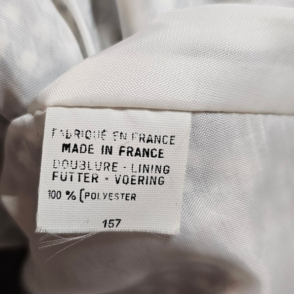 Weinberg Paris Houndstooth Tartan Plaid Single Button Short Blazer Size Medium - Picture 12 of 12